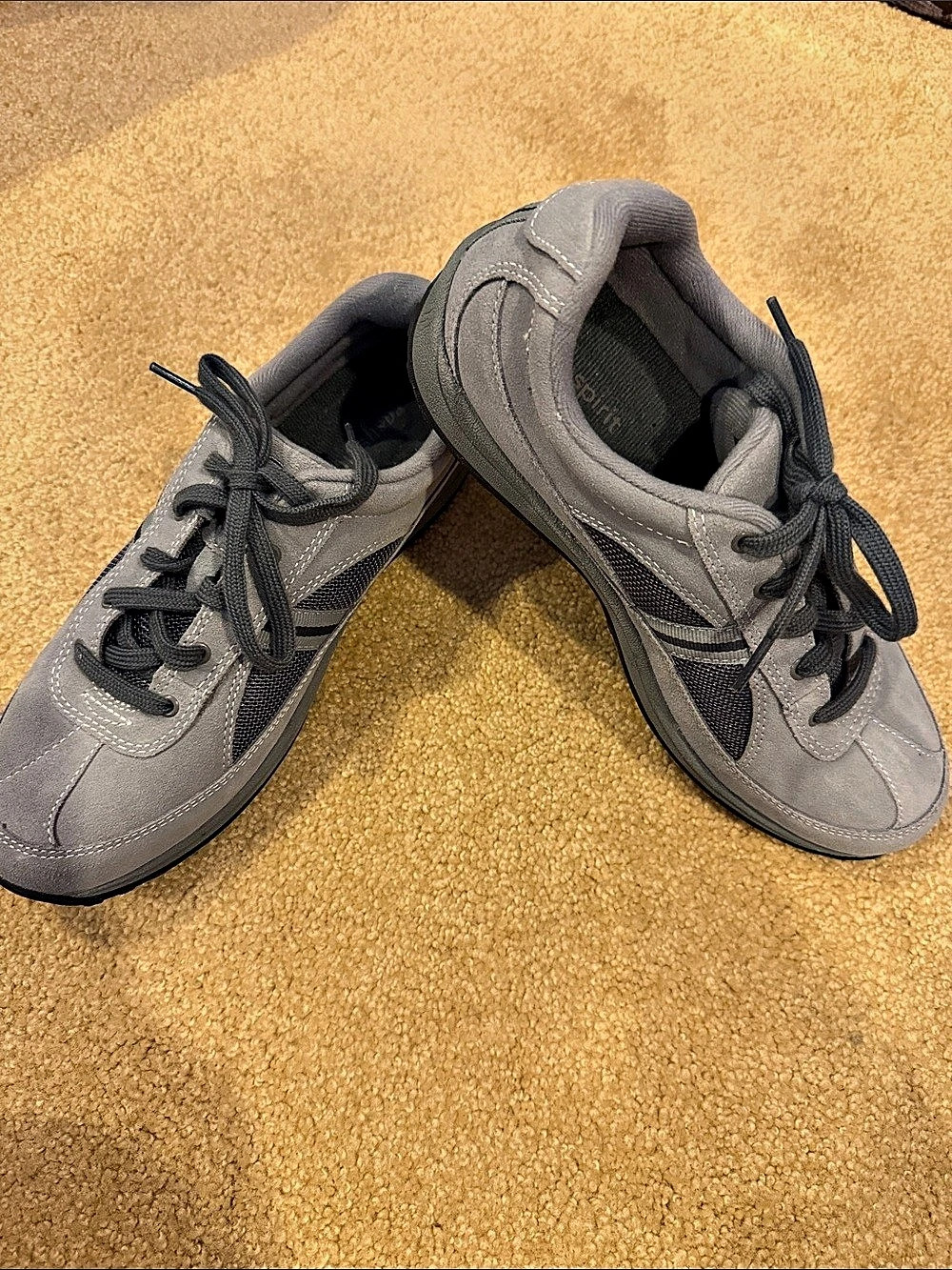 Easy Spirit Romy Walking Shoes Gray Sneakers 9.5